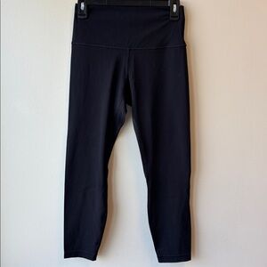 Lululemon Wunder under 8 Black Leggings